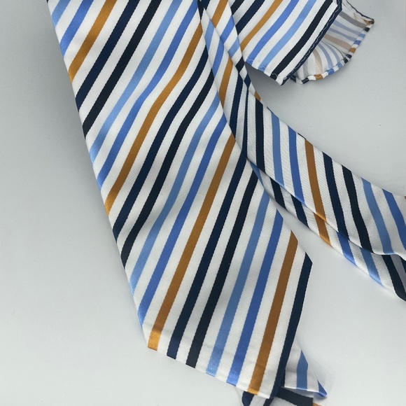 SILK TIE with scarf & wrist buttons.  Hand made in Vietnam.  It's a kit in a box - Picture 8 of 15